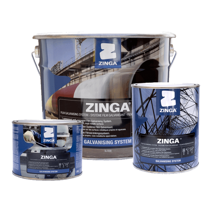 Zinga cold galvanising paint